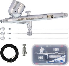 Professional G233 Airbrush Set with 6ft Hose & 3 Nozzles – Ultimate Control