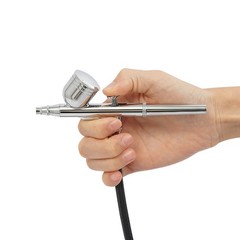 White Airbrushing Tool Kit High Pressure Air Brush Tools With Air Compressor