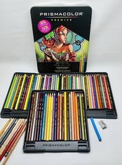 Prismacolor Premier Soft Core Colored Pencils 72 Tin – Used
