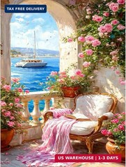 Paint by Numbers Kit for Adults Beginner, Landscape Easy Adult Paint by Number