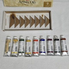 VTG Utrecht Artists Oils Portrait Set 15004 9 Tubes 37ml PRE-BLICK USA READ
