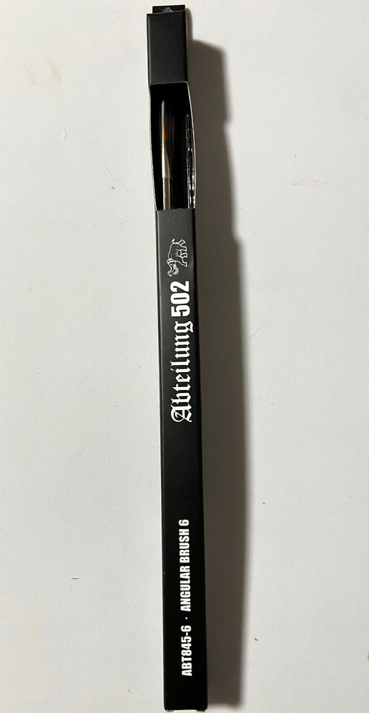 ABTEILUNG 502 MINIATURE HOBBY SYNTHETIC PAINT BRUSH ABT845-6 ANGULAR 6