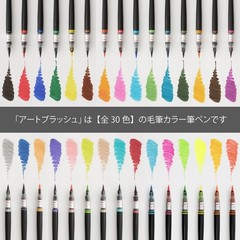 Pentel Art Brush Cartridge Pen XGFLP Fluorescent Color 6 Colors