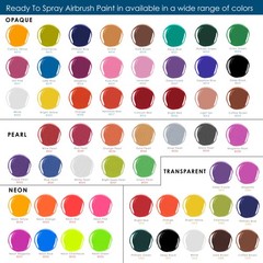 US Art Supply 8-Ounce Opaque Bright Yellow Airbrush Paint