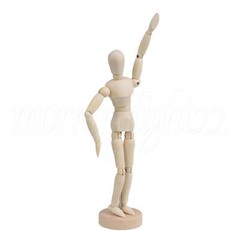 2pcs 20cm Wooden Human Mannequin 8inchs