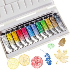 Sennelier La Petite Aquarelle 12 10Ml Tubes 3.96 Fl Oz (Pack of 1), Multicolor