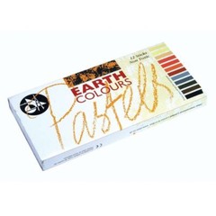 12 Set Jakar Assorted Earth Colour Artist Pastels Art Sketching Drawing Sticks