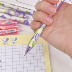 4Pcs Black 0.5mm Retractable Gel Ink Pens Vibrant Colours Smooth Writing Pen