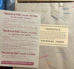 Vintage Nupastel Color Pastel Sticks 48 Colors, Assortment No. 274