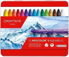 Caran d’Ache Creative Art Materials NeoColor II Water Soluble Wax Pastel Set