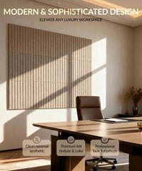 Large Felt Bulletin Board 48×36 Inch Push Pins Adhesive Tabs Beige Cork Vision
