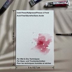 5×7 inch 300 LB 100% Cotton Watercolor Block 10 Sheets Cold Press Paper