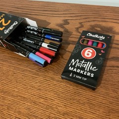Chalkola Extra Fine Tip Chalk Markers for 36 x 60 Inches, Multicolor