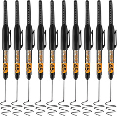 10 Pcs Deep Reach Markers Long Head Deep Hole Marker Pens 45Mm Long Nose Marker
