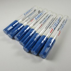 7 Uni-Paint Blue Pens Paint Marker PX-20 Opaque Oil-Based Permanent Medium Line