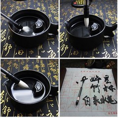 6pcs Piston Fill Chinese Water Brush Pen For Practicing Calligraphy