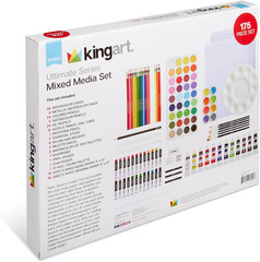 Ultimate Series 175 Piece Mixed Media Art Set, Colored Pencils, Oil Pastels, Acr