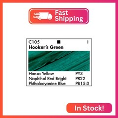 Grumbacher Academy Acrylic Paint, Gloss, 200ml/6.8 oz. Plastic Tube, Hooker’s Gr