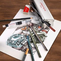 Caran D’ache Graphite Line : Multi-Techniques Water-Soluble Set : 13 items + box