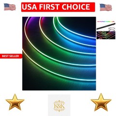 43 Inch Multicolor Acrylic LED Car Light Strip for Stylish Interior Ambience