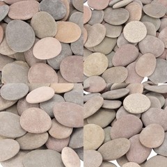 100 PCS Painting Rocks 2.23.5″ Flat Smooth River Craft DIY Stones 18 LBS