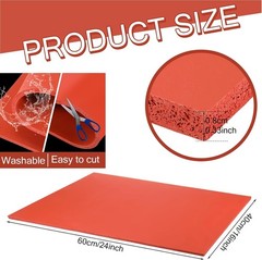 2 Pieces Silicone Heat Press Mat Pad 16×24″ Silicone Material Mat 0.32″ Thickest