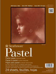 400 Series Tape Bound Pastel Pad, 80 Lb. Textured Surface, 9 X 12 Inches, Assort
