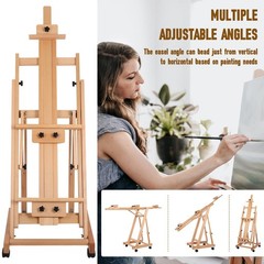 Painting Easel for 20 inches (D) x 17 (W) x 67 (H), Log Color