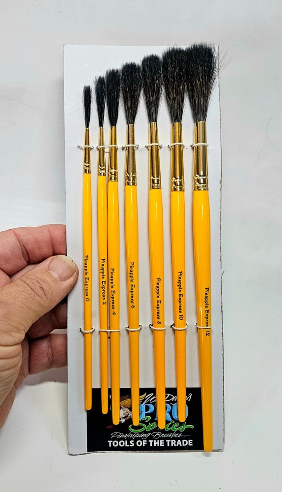 7 brush SET Pro-Series Lettering Quills – for Sign Painting – PRO’S KNOW