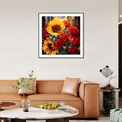 Anuver Diamond Painting Kits for Adults, 12 inches by 12 inches, Multicolor