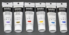 Premium Lot of 6 x Liquitex Heavy Body Acrylic Paint – 2 oz Tubes- Retail $63.24