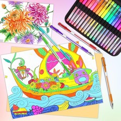160 Pack Gel Pens for Adult Coloring Book, 80 Colors Gel Pens Colored with 80…