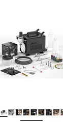 Airbrush Kit With Compressor – 1/5 HP Quiet Air Compressor