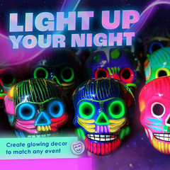 Glow in the Dark | Luminescent | Phosphorescent | Self-Luminous Paint – Set of 8
