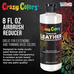 Premium Leather Paint Airbrush Thinning Reducer 8 Fl Oz (Pack of 1), Clear
