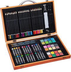 80+pcs Art Set Professional Drawing Painting Supplies Kit for Adults Kids Artist