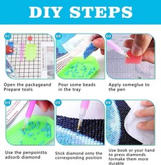 Diamond Art Kits for Adults, 5D Full Drill Lion Diamond Painting Kit, Easy DIY