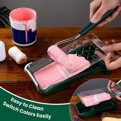Set Of 12 Mini Rollers Paint Roller Kit For Universal Small Touch Up Tools