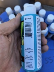 (2) Decoart Fluid Art Ready To Pour Acrylic Tropical Blue 4 Oz 2 Bottles