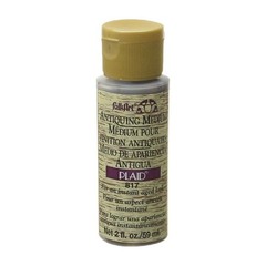 817N Acrylic Antiquing Medium (2-Ounce), 817 Woodn’ Bucket Brown, Packaging m…