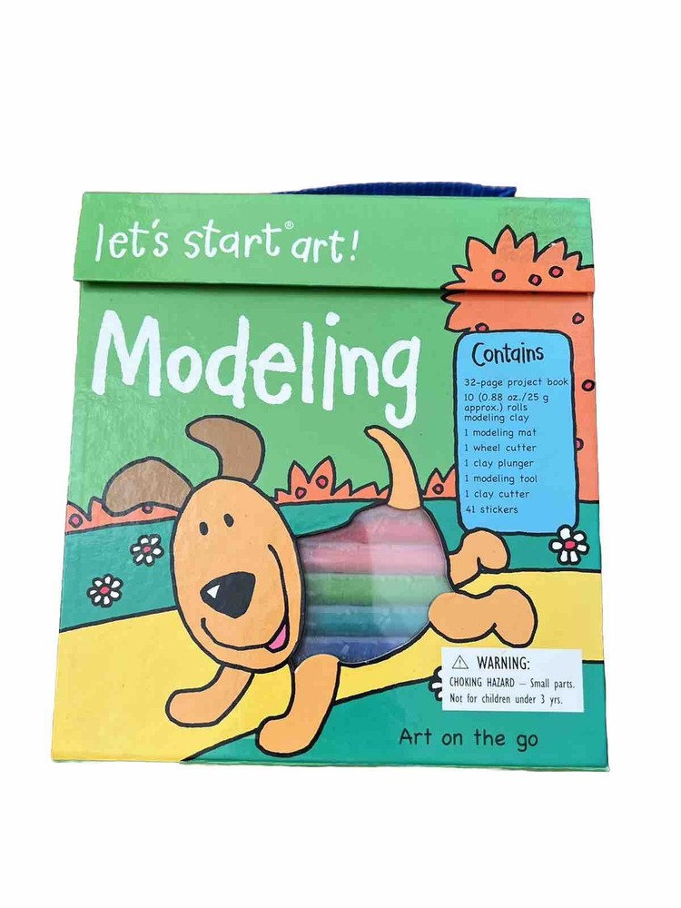Let’s Start Art Modeling With Clay Instruction Books For Project Tools Stickers