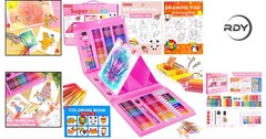 All-in-One 283-Piece Art & Craft Set with Double-Sided Easel, Perfect Gift