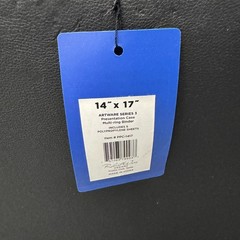 14″ x 17″ Art Presentation Case Multi-Ring Binder w/ Sheet Protectors Black