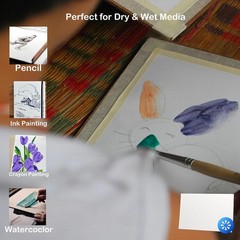 140lb 100% Cotton Watercolor Paper 4×6 Inch Watercolor Cards 32 Sheets