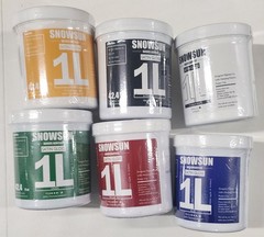 Acrylic Paint 6 Colors 1L/42.4 fl oz white,carbon black,red,yellow,green,blue