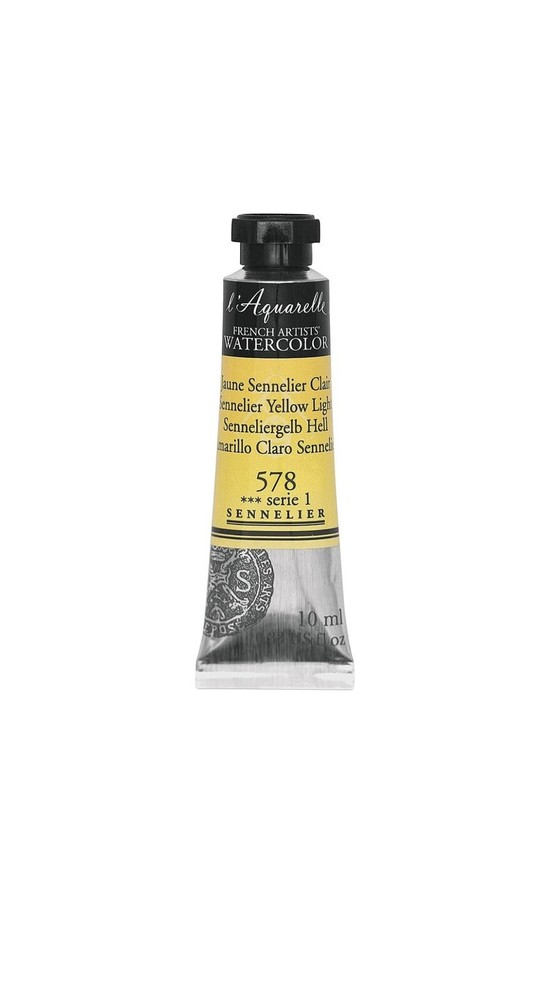 French Artists’ Watercolor, 10ml, Yellow Light S1 578