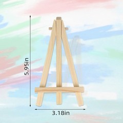 4 Pack Easel Display Stand Mini Wood Display Easels for Painting Artist Table…