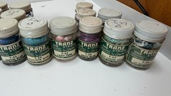 1950s Vintage Ceramichrome TRANZ One Stroke Underglaze Lot 62 Jars China Paint