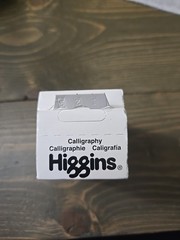 Higgins Black Calligraphy Ink, 2.5 Ounce Bottle (44314) fl oz,