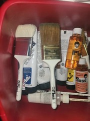 Bob Ross Landscape Oil Color , Paint Brush & Brush Cleaner Large Lot